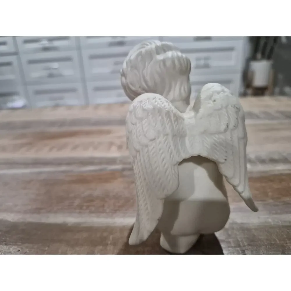 Mini Cherub Angel Ministaue Figurine Ceramic